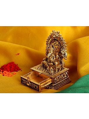 Lord Vinayaka (Ganesha) Sindoor Drawer | Superfine Work