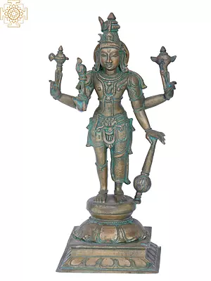 Hariharan Vishnu Statue | Panchaloha Bronze | Lost-Wax Casting Technique