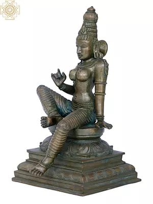 10'' Boga Sakthi | Madhuchista Vidhana (Lost-Wax) | Panchaloha Bronze from Swamimalai