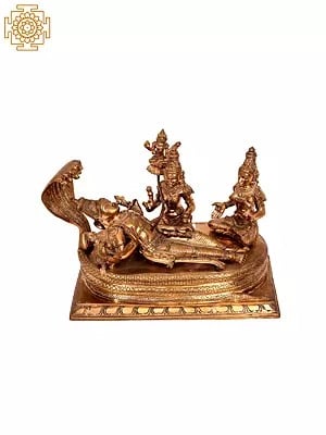 15'' Shree Ranganatha Swamy | Madhuchista Vidhana (Lost-Wax) | Panchaloha Bronze from Swamimalai