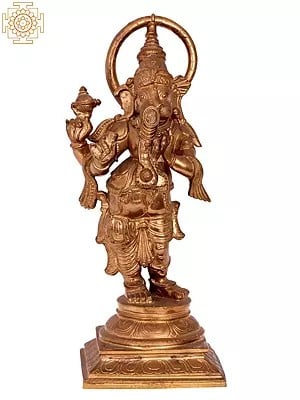 Aadyanta Prabhu Panchaloha Bronze Statue from Swamimalai | Madhuchista Vidhana (Lost-Wax)