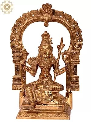 12'' Goddess Rajarajeshwari | Madhuchista Vidhana (Lost-Wax) | Panchaloha Bronze from Swamimalai