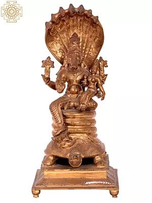11'' Lord Varaha with Goddess Lakshmi | Madhuchista Vidhana (Lost-Wax) | Panchaloha Bronze from Swamimalai