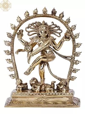 10'' Nataraja Panchaloha Bronze Idol | Madhuchista Vidhana (Lost-Wax) | Panchaloha Bronze from Swamimalai
