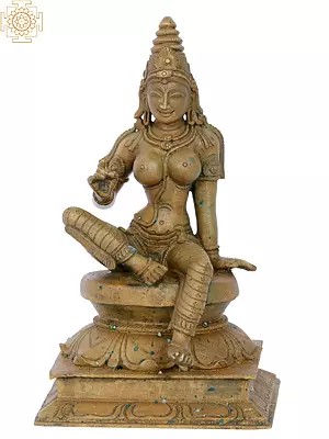 10'' Devi Uma (Boga Sakthi) | Madhuchista Vidhana (Lost-Wax) | Panchaloha Bronze from Swamimalai
