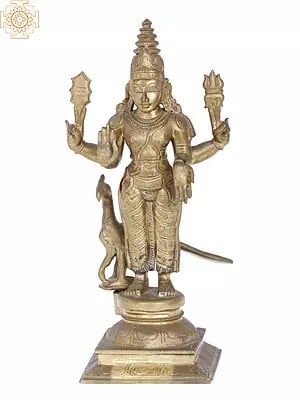 12'' Lord Subramanya (Karttikeya) | Madhuchista Vidhana (Lost-Wax) | Panchaloha Bronze from Swamimalai