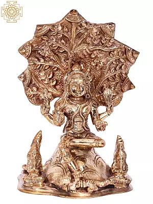 7'' Dakshinamurthy Shiva | Madhuchista Vidhana (Lost-Wax) | Panchaloha Bronze from Swamimalai