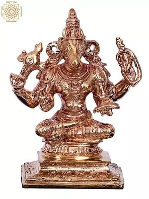3'' Hayagreeva Incarnation of Lord Vishnu | Madhuchista Vidhana (Lost-Wax) | Panchaloha Bronze from Swamimalai