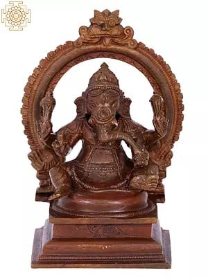 5" Small Lord Ganesha | Madhuchista Vidhana (Lost-Wax) | Panchaloha Bronze from Swamimalai