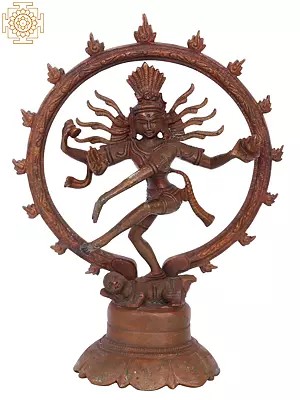 8" Nataraja | Madhuchista Vidhana (Lost-Wax) | Panchaloha Bronze from Swamimalai
