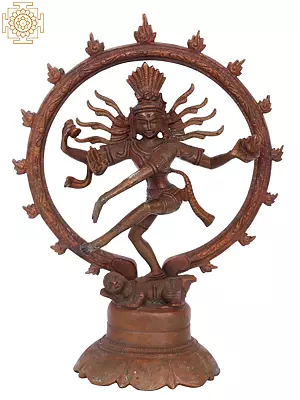 8" Nataraja | Madhuchista Vidhana (Lost-Wax) | Panchaloha Bronze from Swamimalai