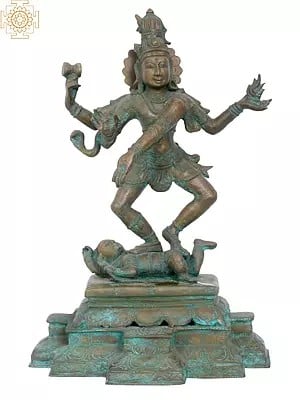 18" Shiva Tandava | Madhuchista Vidhana (Lost-Wax) | Panchaloha Bronze from Swamimalai
