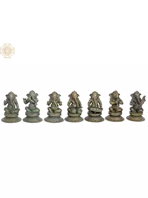 8.5" Musical Ganesha | Madhuchista Vidhana (Lost-Wax) | Panchaloha Bronze from Swamimalai