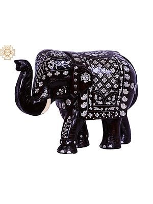 17" Wooden Decorative Elephant