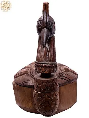 12" Wooden Duck Betel Box