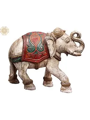 13" Wooden Elephant