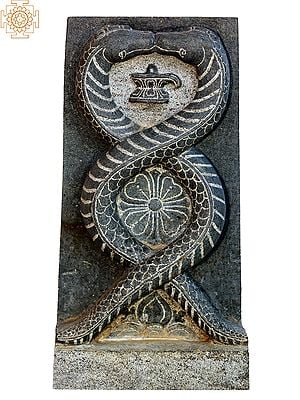 19" Entwined Serpents with Linga