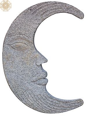 16" Crescent Moon Face