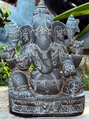 16" Sitting Lord Ganesha