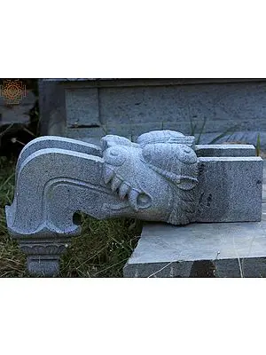 24" Yali Granite Stone Sculpture