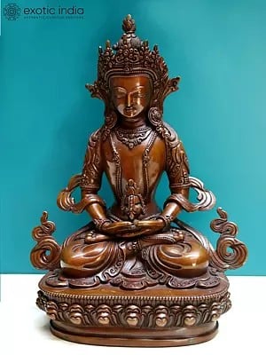 9" Amitabha Buddha From Nepal