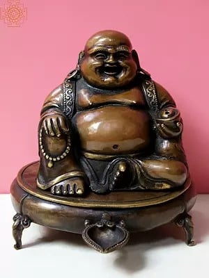 7" Laughing Buddha from Nepal