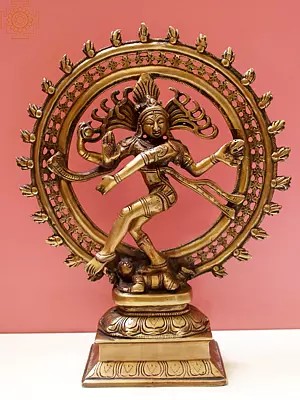 13" Brass Nataraja