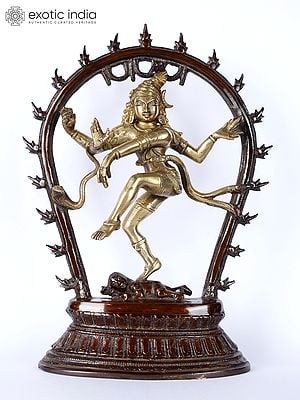 12" Nataraja - Dancing Lord Shiva | Brass Statue