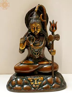 10' Brass Lord Shiva