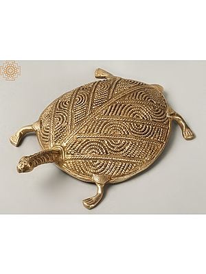 7" Tortoise in Brass