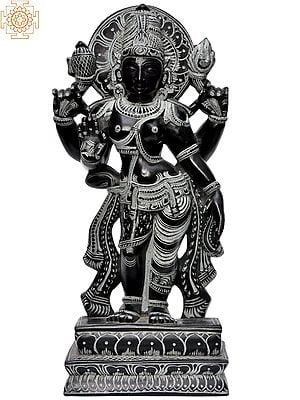 11'' Tribhanga Ardhanarishvara Standing | Stone Statue