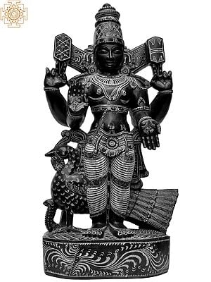 12'' Lord Subrahmanya Mururgan Standing | Stone Statue