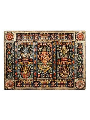 Buy Large Wooden Sculptures and Wall Hangings of Fine Craftsmanship Only at Exotic India