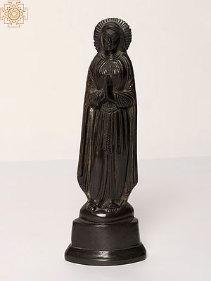 9" Brass Statue of Mother Mary