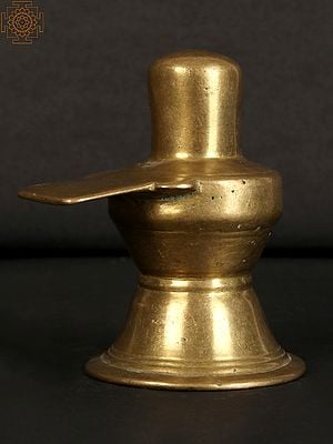 2" Brass Small Shivalinga
