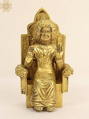 7" Blessing Sathya Sai Baba Brass Statue