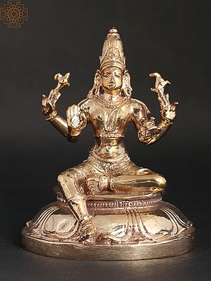 3" Small Statue Goddess Lakshmi | Handmade