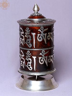 10" Tibetan Buddhist Spinning Prayer Wheel | Made In Nepal