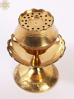 Brass Designer Agarbatti Stand