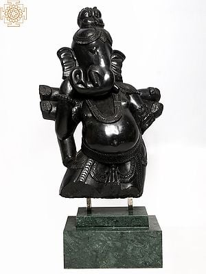 42" Bactrian Synthesis - Mathura’s Ganesha | Modern Art Sculpture