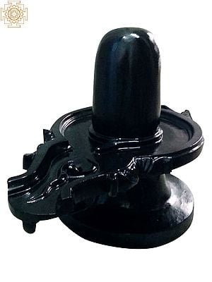 Black Marble Shivalinga