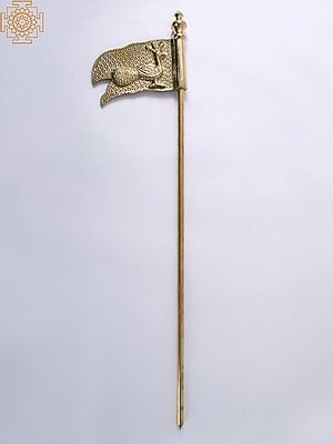 Brass Seval Kodi Flag of Lord Murugan