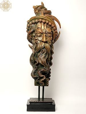 Intricately Carved Large Wooden Sculptures