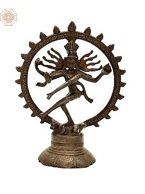 8" Nataraja Brass Sculpture | Handmade Idol | Made in India