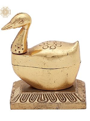 2" Small Duck Box in Brass | Handmade | Made In India