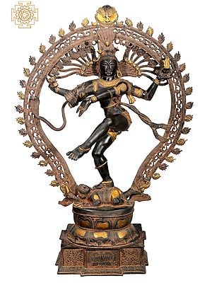 54" Nataraja - Large Size In Brass | Handmade | Made In India