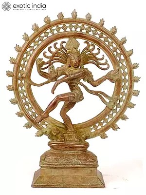 14" Nataraja In Brass | Handmade | Made In India