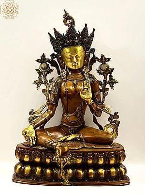 Explore the Magnificent Sculptures of Buddhist Goddesses Only at Exotic India