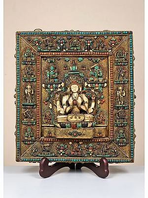 17" Copper Decorative Mandala