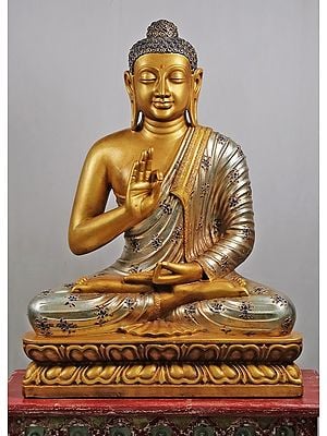 36" Large Gautam Buddha Preaching His Dharma